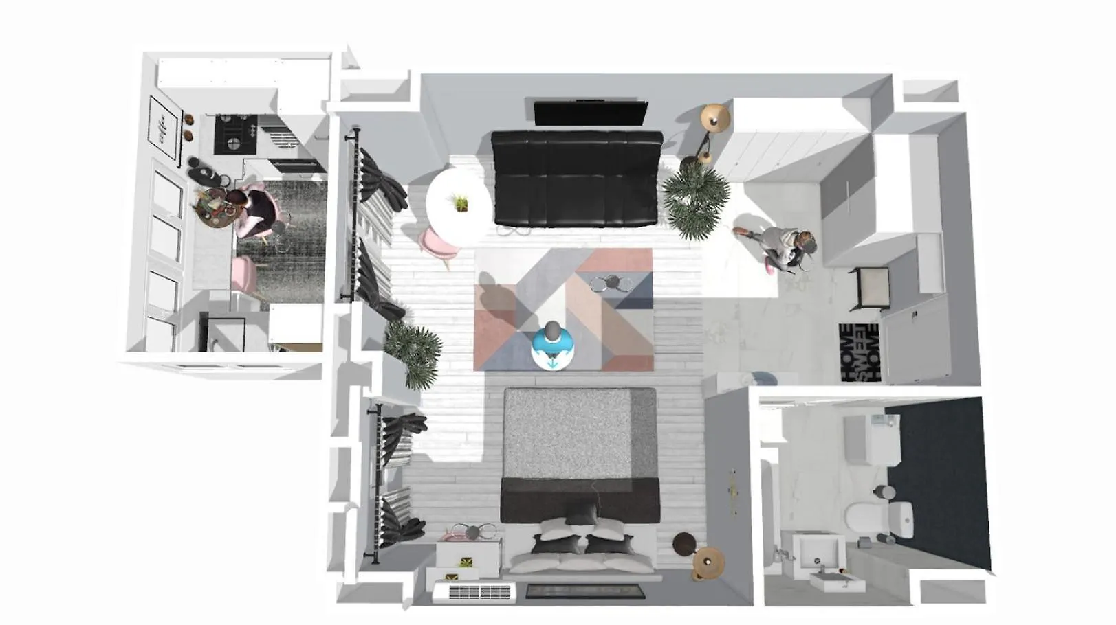 Central Address Residence - Room 712 Bucharest Apartment